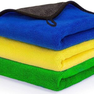 Showay 3pcs Microfiber Towel